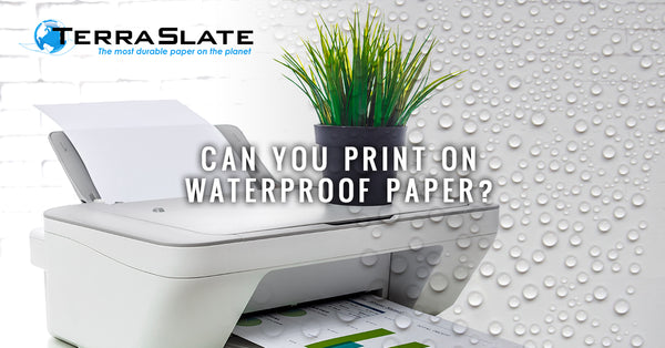 Can You Print on Waterproof Paper?