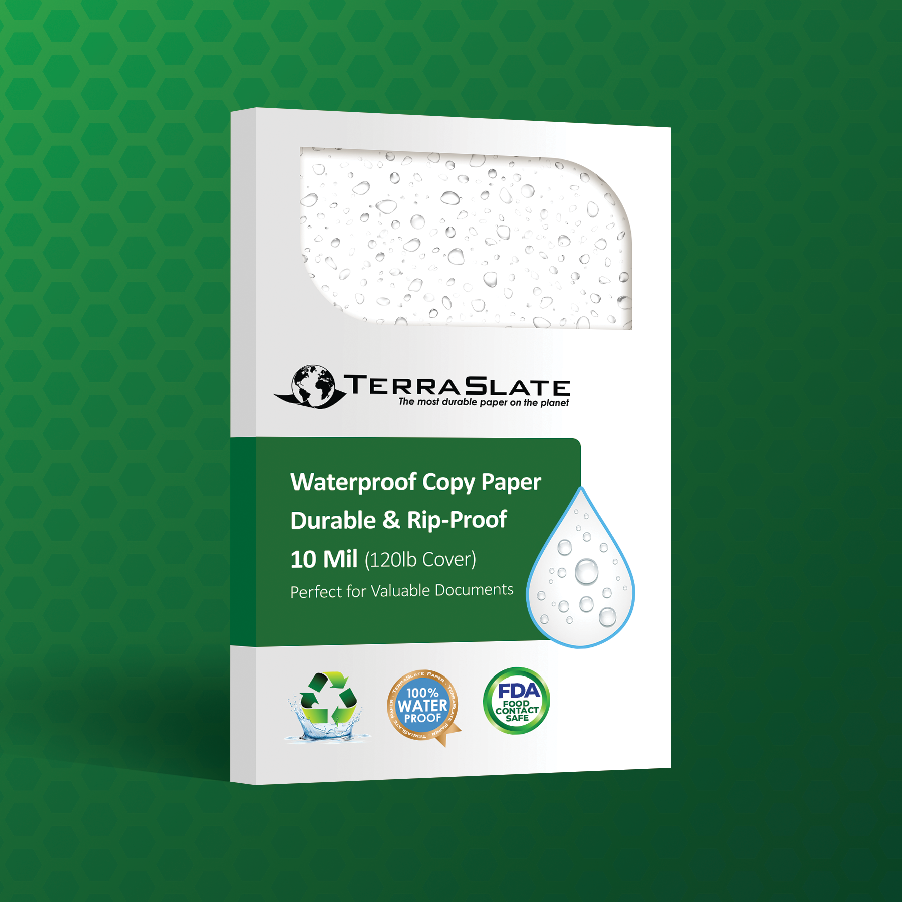 10 Mil Waterproof Copy Paper A3 297 x 420 mm