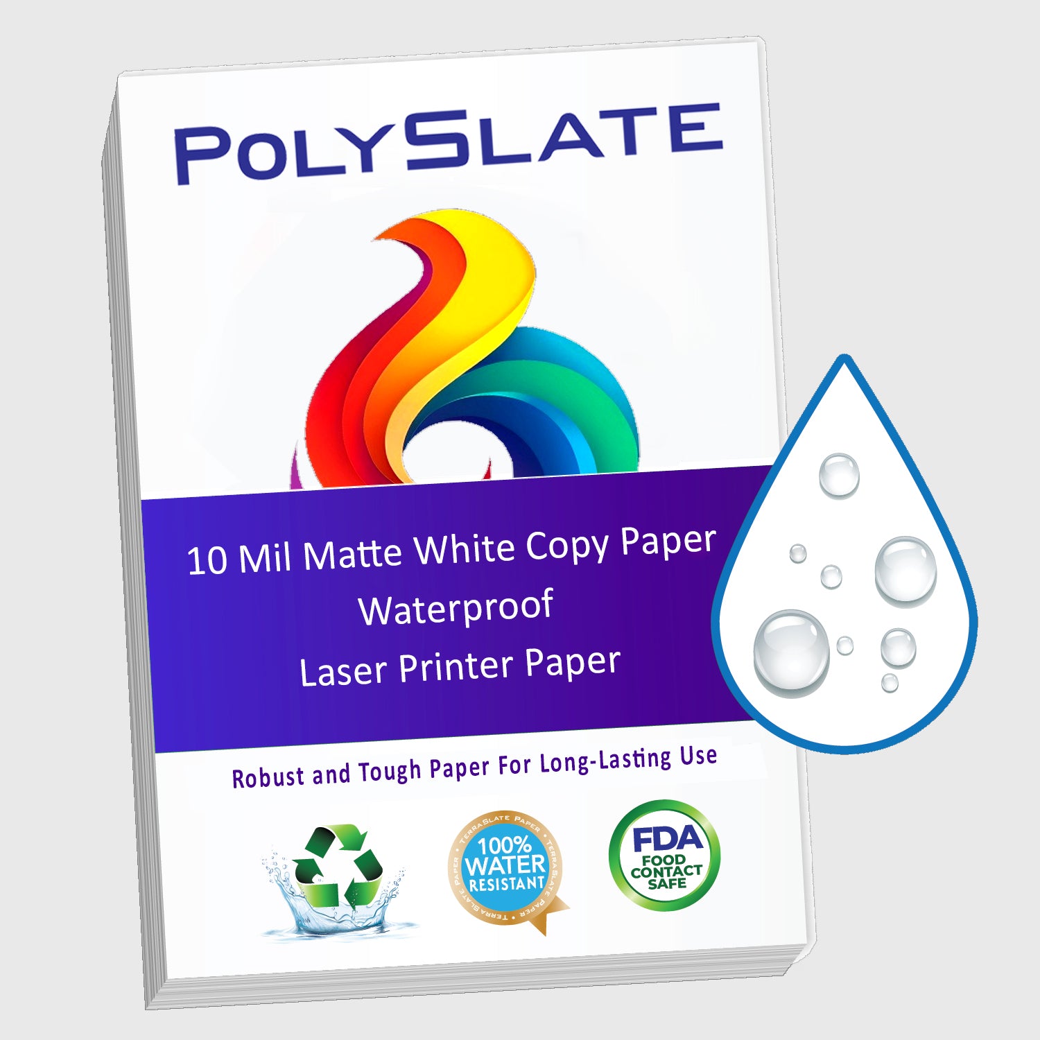 PolySlate Value Waterproof Copy Paper