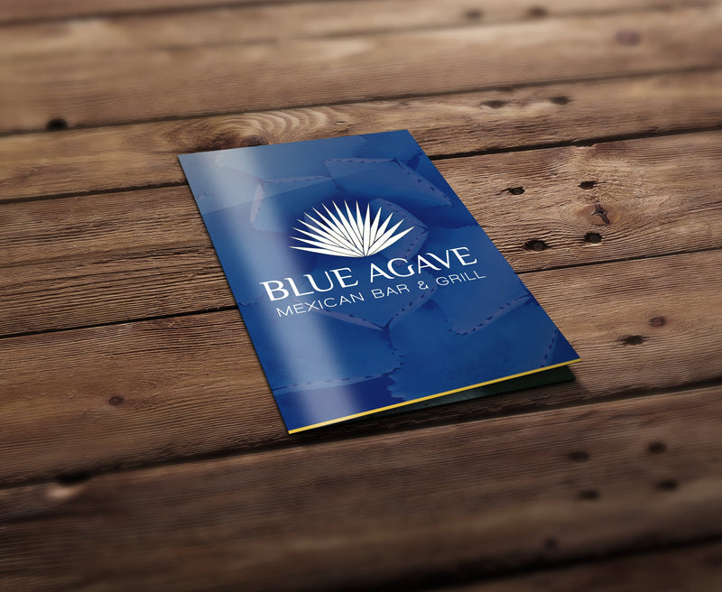 12" x 18" Bi-Fold Waterproof Menus - TerraSlate Waterproof Paper