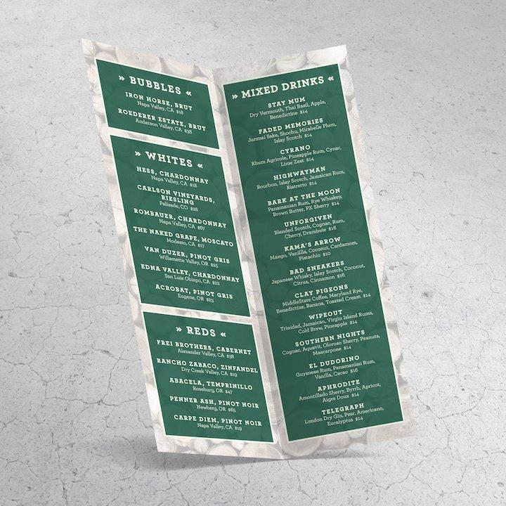 Takeout Menus, Disposable Menus & To-Go Menus
