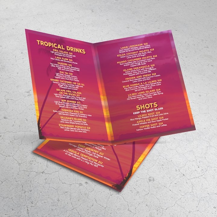 Balsa Fiber Card Stock for Menus, Invitations and Brochures