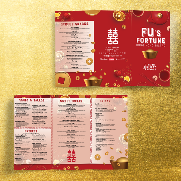 Fu's Fortune Template 11" x 17" Trifold