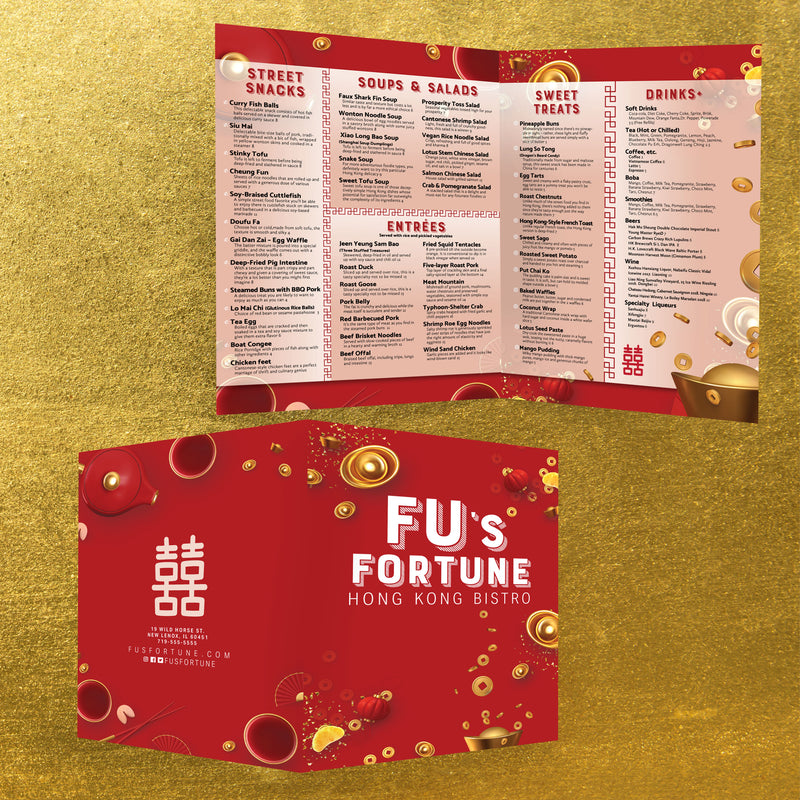 Fu's Fortune Template 13" x 19" Bifold