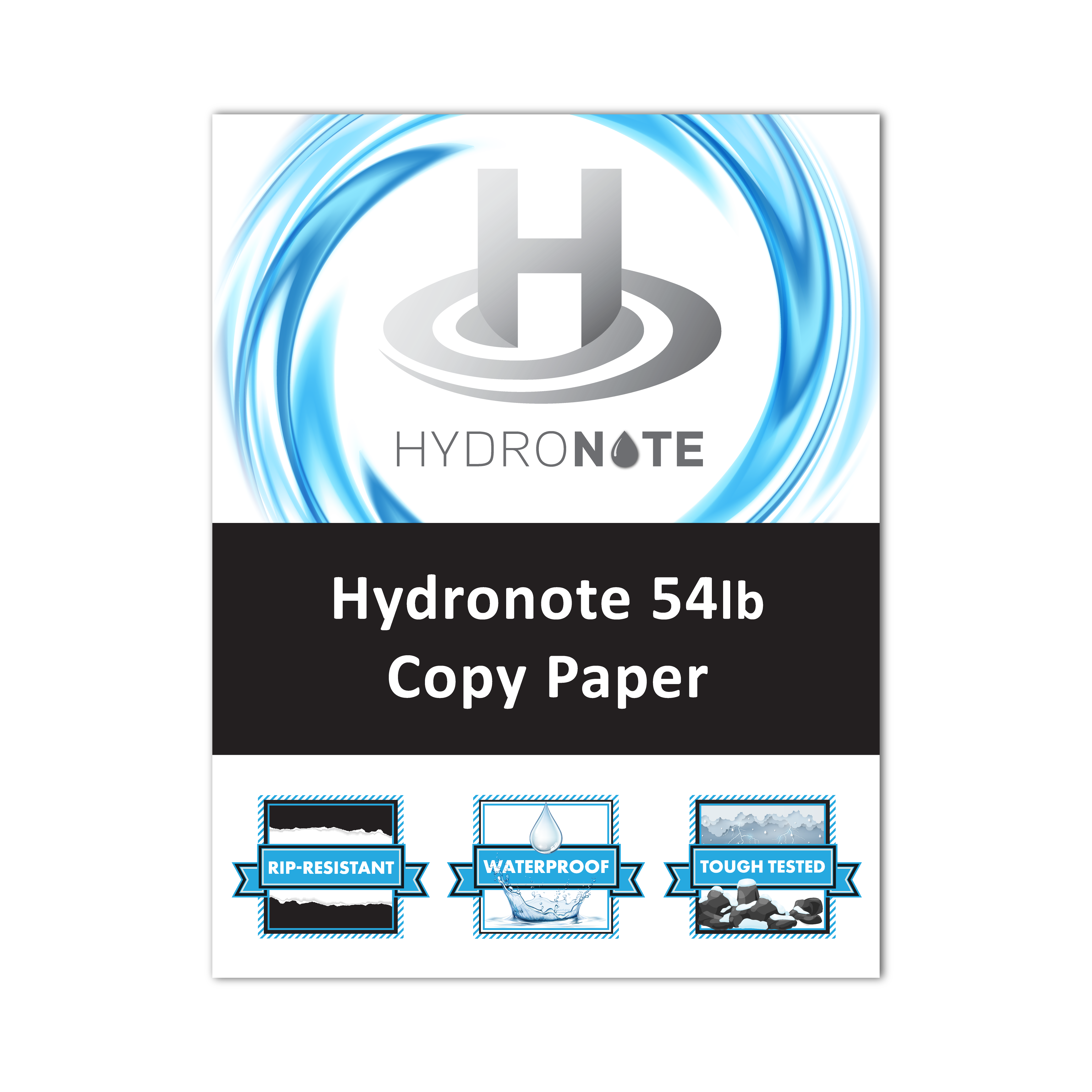 Hydronote Blank Copy Paper 8.5" x 11"