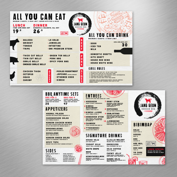 Menu — SŌ Korean BBQ