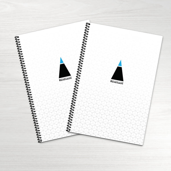 Renegade Reusable Notebook with Free Erasable Blue Pen!